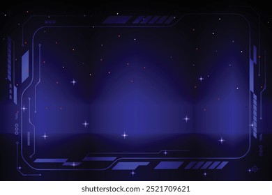 Control panel abstract modern technology futuristic interface hud ui, Game stream frames mega set elements in flat graphic design.