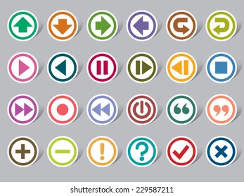 Control Panel Color Icon Label