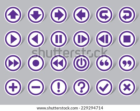 Control Panel Color Icon Label