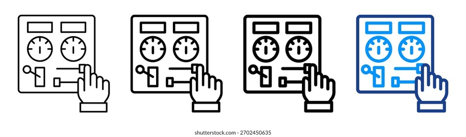 Conjunto de Coleta de Estrutura de Tópicos Diferente do Ícone do Painel de Controle