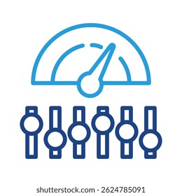Elemento Ícone Do Painel De Controle Para Design
