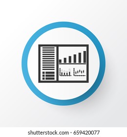 Control Panel Icon Symbol. Premium Quality Isolated Controlling Board Element In Trendy Style.
