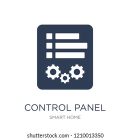 Control panel icon. Trendy flat vector Control panel icon on white background from smart home collection, vector illustration can be use for web and mobile, eps10