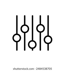 Control Panel Icon for User Interfaces, Industrial Controls, and Automation Systems Graphics