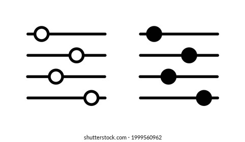 Control Panel icon vector for web, computer and mobile app