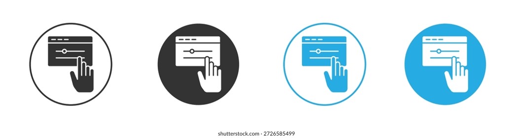 Control panel icons, for mobile concept and web design. vector illustration. EPS10
