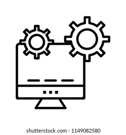 Control Panel Line Icon