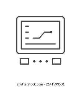 Control panel line outline icon