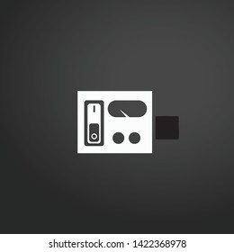 Control Panel Monitoring Tool vector icon. Control Panel Monitoring Tool concept stroke symbol design. Thin graphic elements vector illustration, outline pattern for your web site design, logo, UI.