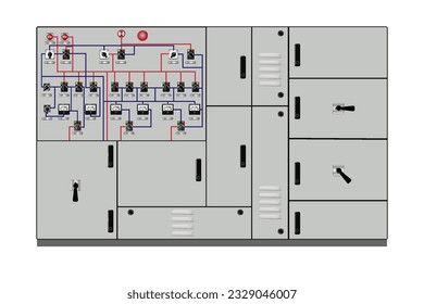 Control Panel. Production control panel.