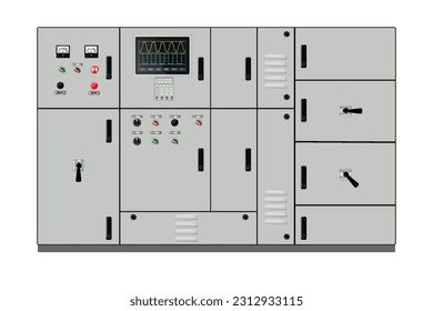 Control Panel. Production control panel and control of computer devices. Touchpad. 