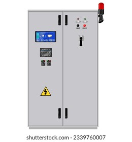 Control Panel. Production control panel and control of computer devices. Touchpad. Vector graphics	
