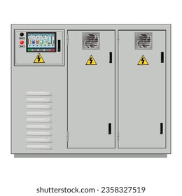 Control Panel. Production control panel and control of computer devices. Touchpad. Vector graphics	