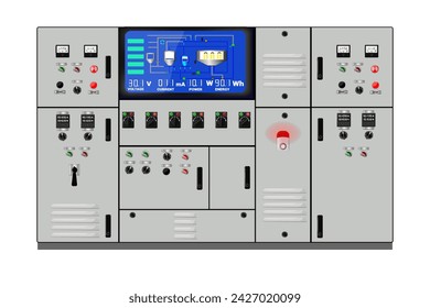 Control Panel. Production control panel and control of computer devices. Touchpad