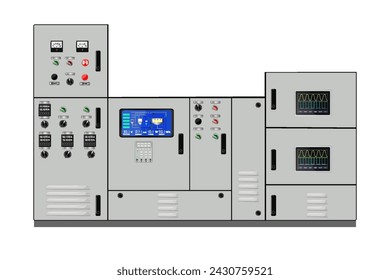 Control Panel. Production control panel and control of computer devices. Touchpad.	