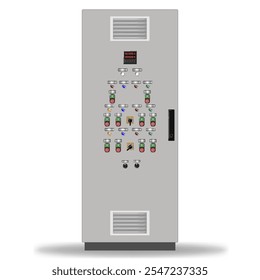 Control Panel. Production control panel and control of computer devices. Touchpad. Vector graphics	