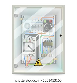 Control Panel. Production control panel and control of computer devices. Touchpad. Vector graphics	