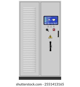 Painel de controle. Painel de controle de produção e controle de dispositivos de computador. Touch pad. Gráficos vetoriais	