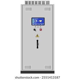 Painel de controle. Painel de controle de produção e controle de dispositivos de computador. Touch pad. Gráficos vetoriais	