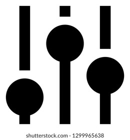 Control Panel Vector Icon