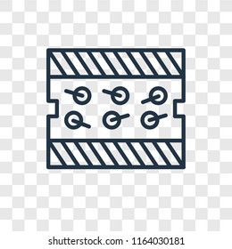 Control panel vector icon isolated on transparent background, Control panel logo concept