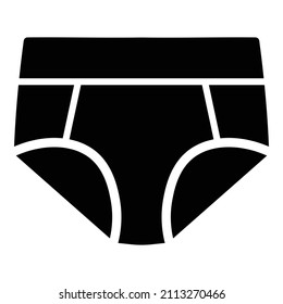 Control Panties Flat Icon Isolated On White Background