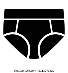 Control Panties Flat Icon Isolated On White Background