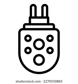 Control pest gel plug icon outline vector. Bite insect. Anti insect