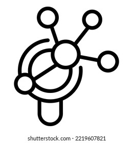Control quality icon outline vector. Product broken. Electronic return