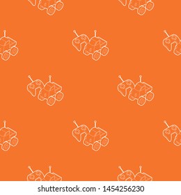 Control Remote Car Toy. Outline Illustration Of Control Remote Car Toy Vector Pattern Vector Orange For Any Web Design Best