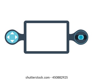control remote drone  isolated icon design, vector illustration  graphic 