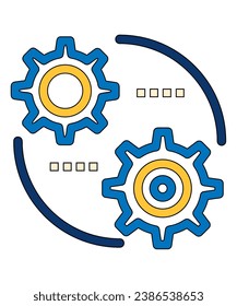 Control, Setting, Gear, Setting line icon vector