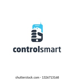 control smart phone logo design inspiration