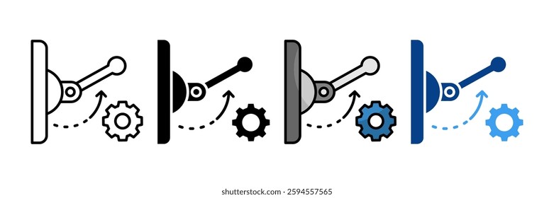 Control Switch Icon Set Multiple Style Collection