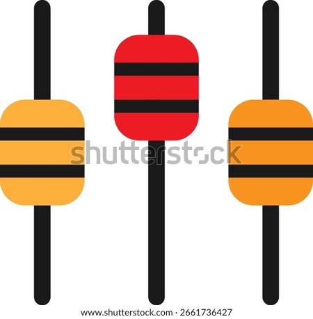 Control Technology Device Icon Vector Flat Illustration