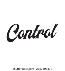 texto de control sobre fondo blanco.