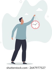 Controle o tempo, a liberdade ou a gestão eficiente do tempo para terminar o projeto dentro do prazo, a produtividade ou a eficiência, a vida do personagem.
