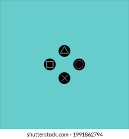 control tool for playing games, with vector design format, good for flat design, posters, motion graphics, video tutorials and video content