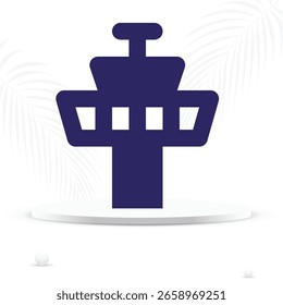  Control Tower Icon Aviation Communication Center