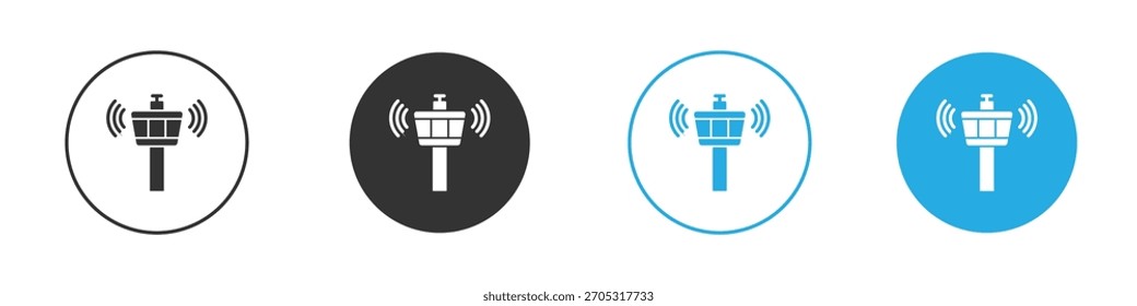 Control Tower icon. Graphic icon design template