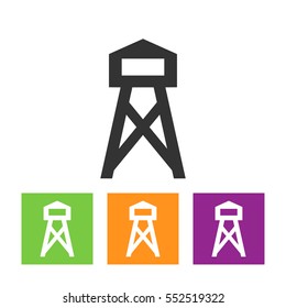 control tower icon on white background
