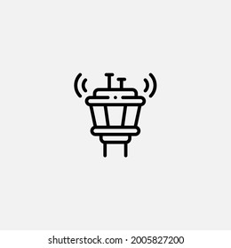 Control tower icon sign vector,Symbol, logo illustration for web and mobile