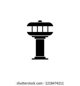 control tower icon. control tower vector illustration on white background for web and apps.