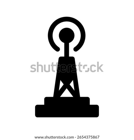 Control Tower Icon Vector Symbol Design Illustration