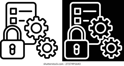 Versión de control de dos tonos en fondo blanco y negro