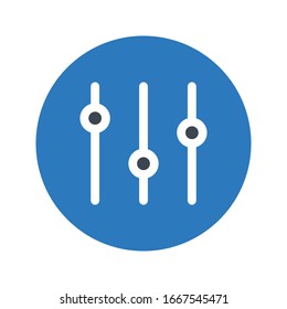 icono de color de glifo vectorial de control 