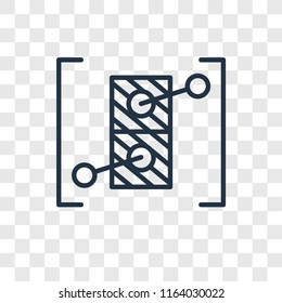 Control vector icon isolated on transparent background, Control logo concept