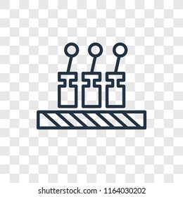 Control vector icon isolated on transparent background, Control logo concept