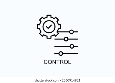 Control Vector, Icon Or Logo Sign Symbol Illustration