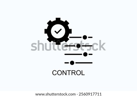 Control Vector, Icon Or Logo Sign Symbol Illustration